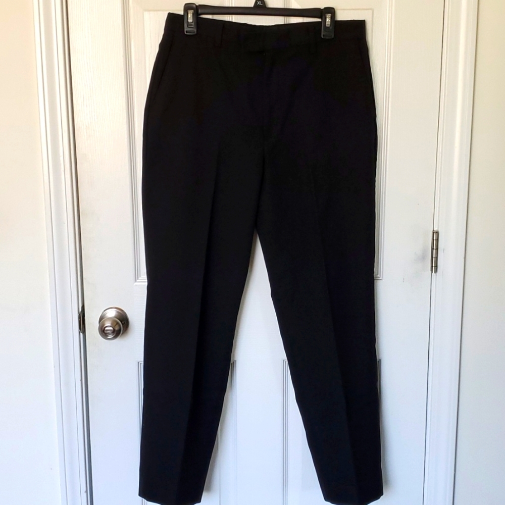 Alfani Mens Black Dress Pant 32x30